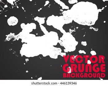 Abstract grunge painted texture. Vector.