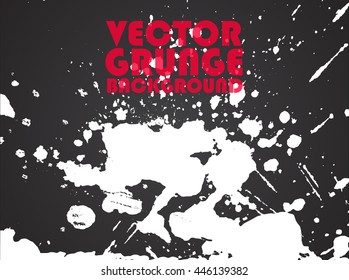 Abstract grunge painted texture. Vector.