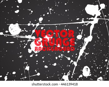 Abstract grunge painted texture. Vector.