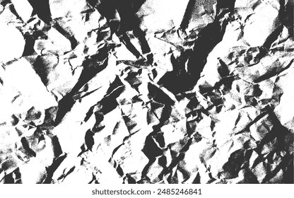 Abstract grunge paper texture. Old worn overlay distressed background. Vintage torn and crumpled pattern effect. Vector illustration of rough, dirty, grainy design vector illustration