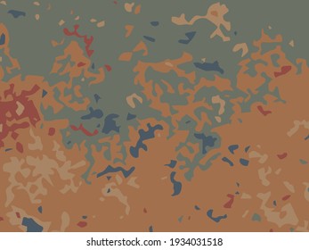 Abstract grunge pattern. Camo style. Digital graffiti. Vector illustration