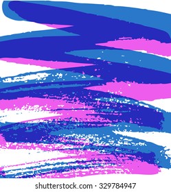 Padrão de grunge abstrato com linhas de tinta de pintura. Plano de fundo de vetor com traçados de tinta elegantes