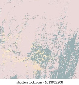 Abstract Grunge Pattina effect Pastel  Gold RetroTexture. Trendy Chic Background made in Vector for your design