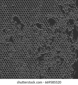Abstract grunge perforated background, vector illustration clip-art