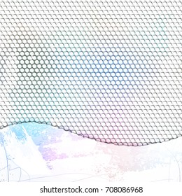 Abstract grunge perforated background, vector illustration clip-art