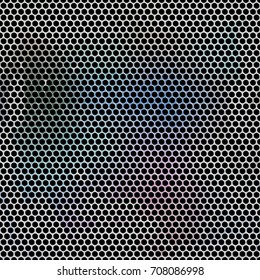 Abstract grunge perforated background, vector illustration clip-art