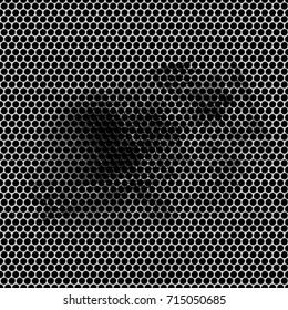 Abstract grunge perforated background, vector illustration clip-art