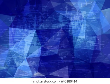 Abstract grunge polygonal background. Design elements for banners or flyers.