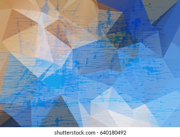 Abstract grunge polygonal background. Design elements for banners or flyers.