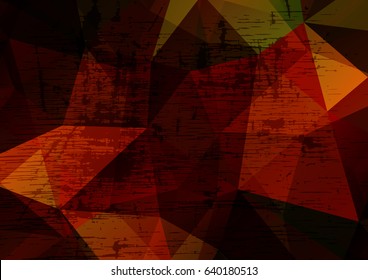 Abstract grunge polygonal background. Design elements for banners or flyers.