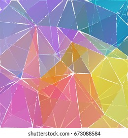 Abstract grunge polygonal background. Design elements for banners or flyers.