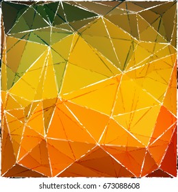 Abstract grunge polygonal background. Design elements for banners or flyers.