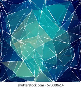 Abstract grunge polygonal background. Design elements for banners or flyers.
