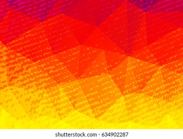 Abstract grunge polygonal background with fabric texture. Design elements for banners or flyers.