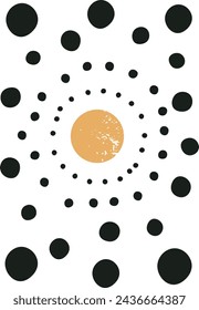 Abstract Grunge Poster Vector Illustration