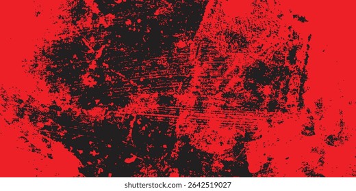 fundo das cores vermelho e preto do grunge abstrato.