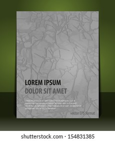 Abstract grunge relief gray paper texture for your poster