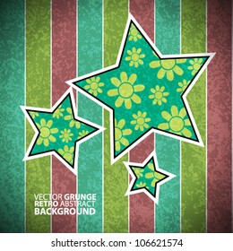 Abstract grunge retro background