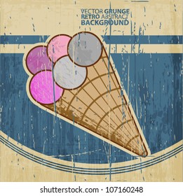 Abstract grunge retro background