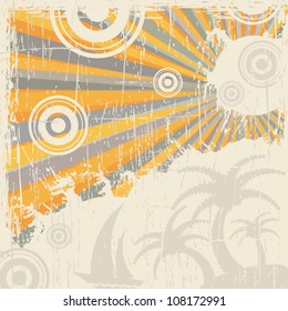 Abstract grunge retro background