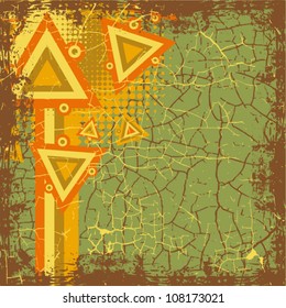 Abstract grunge retro background