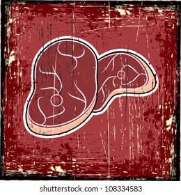 Abstract grunge retro background