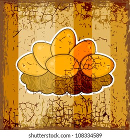 Abstract grunge retro background
