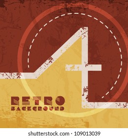 Abstract grunge retro background