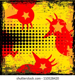 Abstract grunge retro background