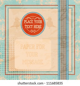 Abstract grunge retro background