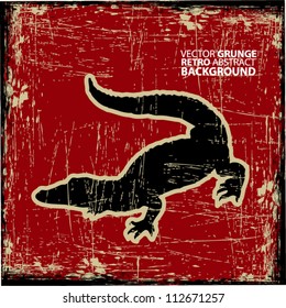 Abstract grunge retro background