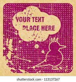 Abstract grunge retro background