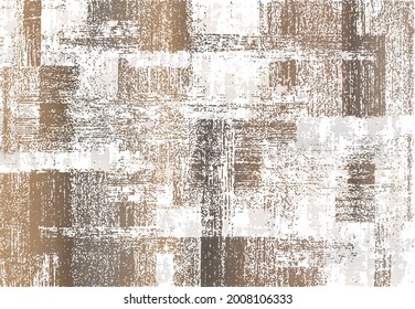 Abstract grunge retro, brown fabric pattern background. Created using AI CS6.