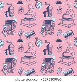 Resumen Grunge Retro Cosas Sin Maravilloso Fondo 