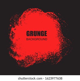 Abstract grunge round shape design