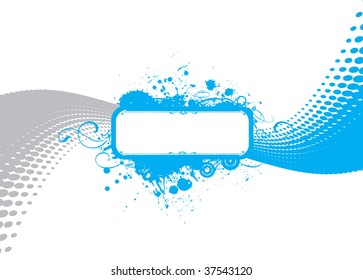 abstract grunge sample text banners with place for your text.