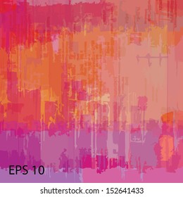 Abstract grunge scratched texture. Vector illustration