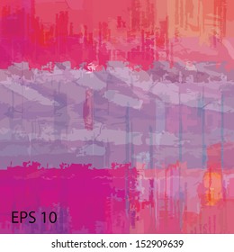 Abstract grunge scratched texture. Vector illustration