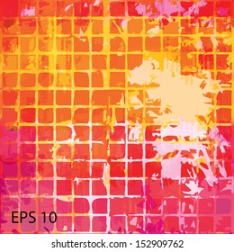 Abstract grunge scratched texture. Vector illustration
