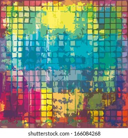 Abstract grunge scratched texture. Vector illustration