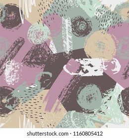 Abstract grunge seamless pattern.