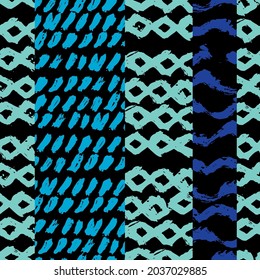 Abstract grunge seamless pattern, design element. Boho, tribal  pattern for invitations, cards, print, gift wrap, manufacturing, textile, fabric, wallpapers