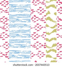 Abstract grunge seamless pattern, design element. Boho, tribal  pattern for invitations, cards, print, gift wrap, manufacturing, textile, fabric, wallpapers