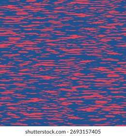 Abstract grunge seamless pattern with dynamic brush strokes in pink and blue colors. Perfect for sportswear, streetwear fashion, textile prints and modern backgrounds