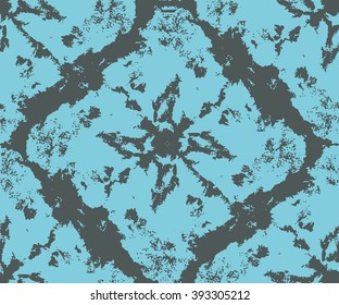 Abstract grunge seamless pattern. Wet paint prints on paper. Hand drawn texture. Vector illustration.