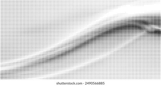Abstract grunge smoke halftone dots texture background. Modern dotted template vector illustration for design, covers, web sites, banners. Retro background, pop art style.
