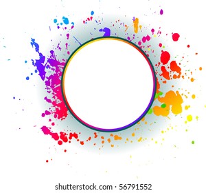 Abstract grunge spectrum backgrounds. Vector.