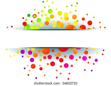 Abstract grunge spectrum backgrounds. Vector.