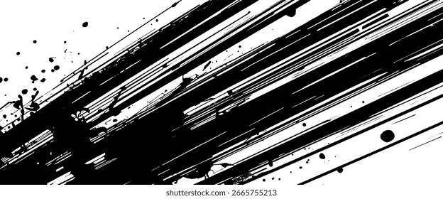 Abstract grunge speed lines grunge scratch brush background