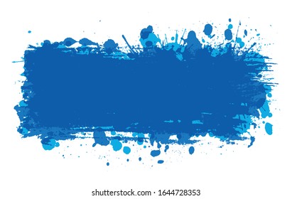 Abstract grunge splash banner design